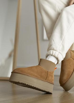Ugg classic mini dipper chestnut 9