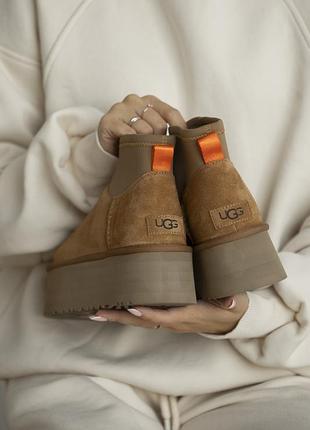 Ugg classic mini dipper chestnut 8