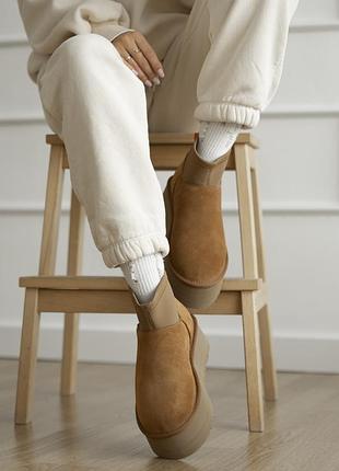 Ugg classic mini dipper chestnut 10