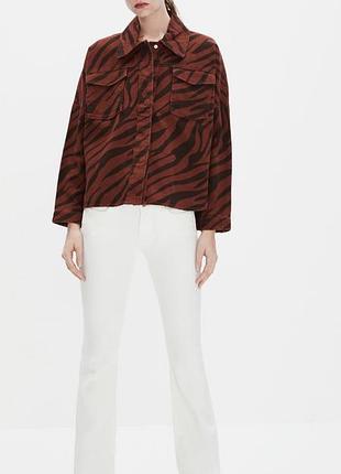 Стильна теракотова сорочка zara 🦓 5