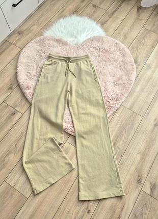 Брюки хлопковые женские zara