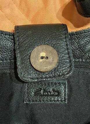 Шкіряна сумка хобо clarks 4