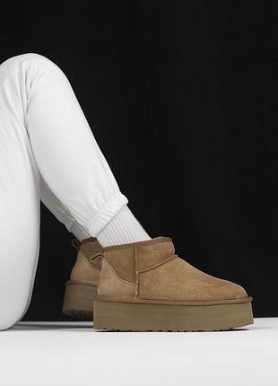 Ugg ultra mini platform chestnut 6