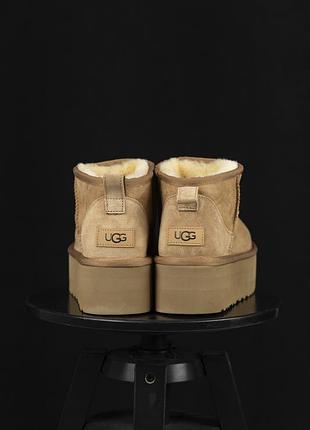 Ugg ultra mini platform chestnut 10