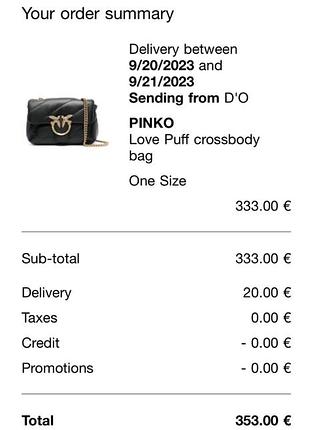 Pinko puff оригінал 9