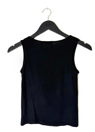 Чорна майка топ boohoo 3