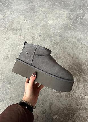 Ugg ultra mini platform gray 2