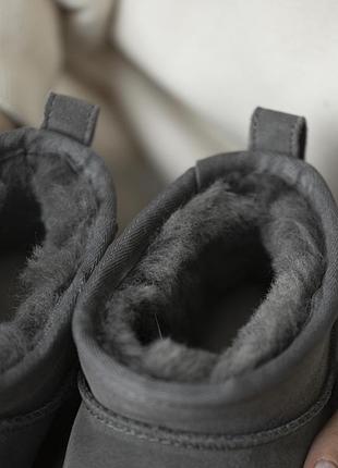 Ugg ultra mini platform gray 10