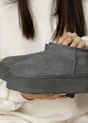 Ugg ultra mini platform gray