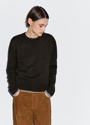Вовняний светр massimo dutti джемпер пуловер вовна кашемір