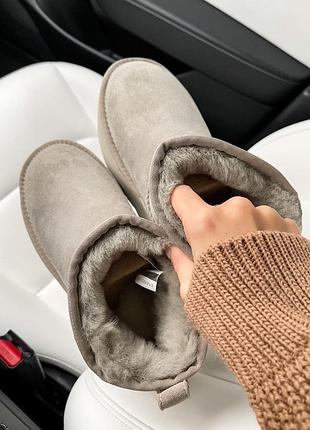 Ugg ultra mini platform light grey 6