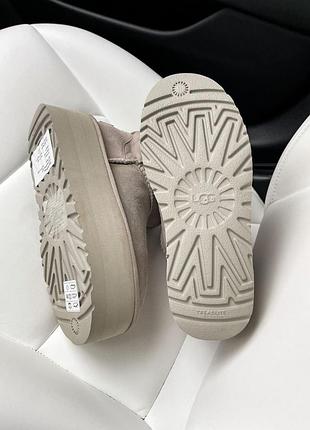 Ugg ultra mini platform light grey 5