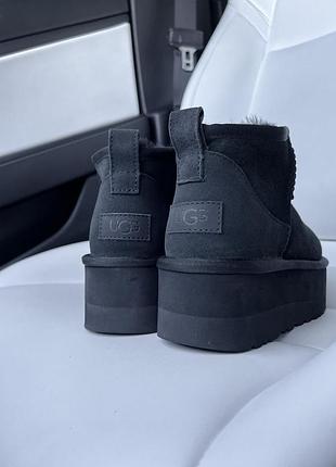 Ugg ultra mini platform black 6