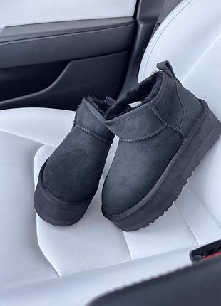 Ugg ultra mini platform black 5