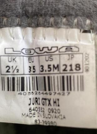 Черевики термо lowa gore-tex 35р. оригінал 3