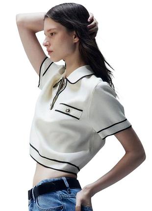 Стильна укорочена кофта h&m 2