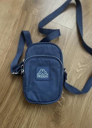Сумка унісекс kappa phonebag синя 2