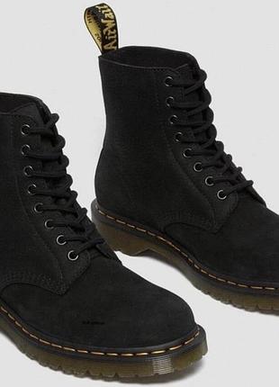 Чорні unisex черевики dr. martens 1460 pascal