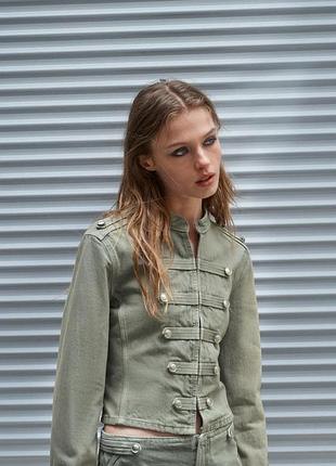 Жакет в гусарском стиле zara
