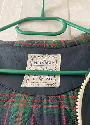 Утеплений дощовик, демісезонна куртка  pull & bear 4