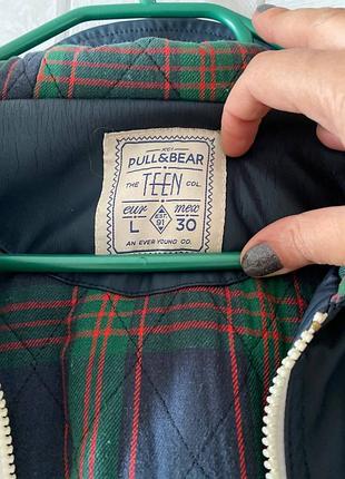 Утеплений дощовик, демісезонна куртка  pull & bear 7