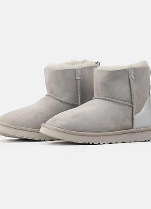 Ugg zip mini light grey chromium 1 zip 5