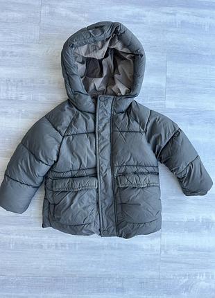 Дитяча куртка пуфер zara (18-24 міс, 92 см) / зимова куртка зара