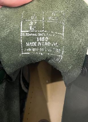 Черевики жіночі dr. martens smooth зелені 6