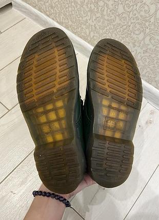 Черевики жіночі dr. martens smooth зелені 5