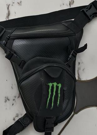 Набедрена сумка унісекс monster energy чорна