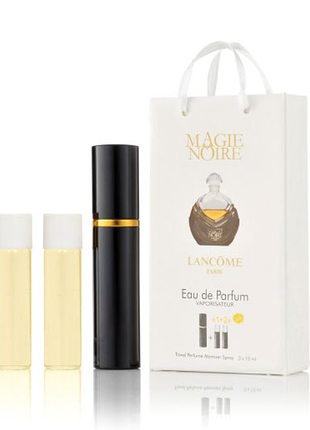 Парфюм lancome magie noire набор 3x15ml/ ланком меджик нуар / черная ночь / 45 мл