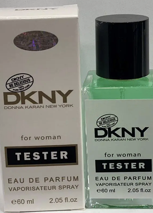 Тестер hologram аромат зеленого яблука donna karan dkny be delicious /донна каран зелене яблуко жіночі/60 ml