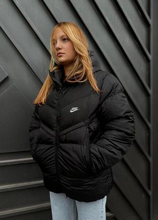 Пуховик nike storm-fit black 3