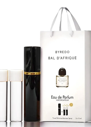 Набор 3 по 15 мл унисекс селективная bal d'afrique byredo /байредо бал де африка/ 45 мл.