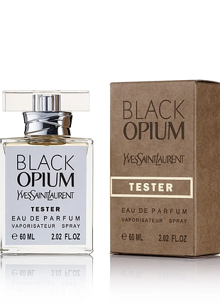 Тестер жіноча туалетна вода yves saint laurent black opium / ев сен лоран блек опіум / 60 мл