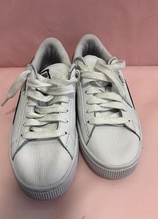 Оригінальні шкіряні кеди puma basket classic (розмір 40 / 25.5 см)