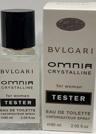 Тестер hologram водно-квітковий аромат bvlgari omnia crystalline/пуглярі оміня крісталлін/60 мл.