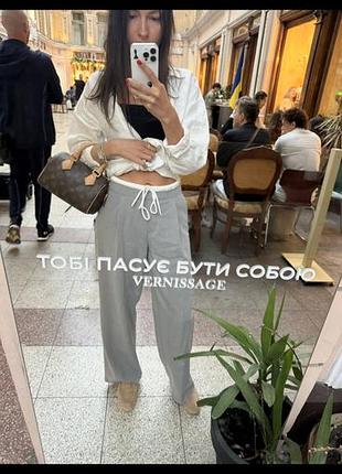 Сірі штани zara 2