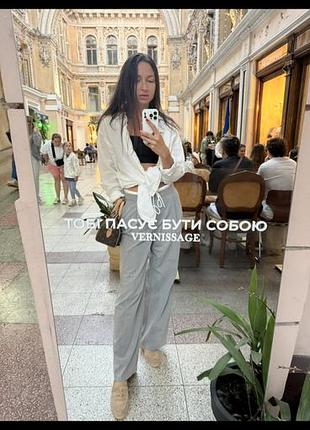Сірі штани zara 3