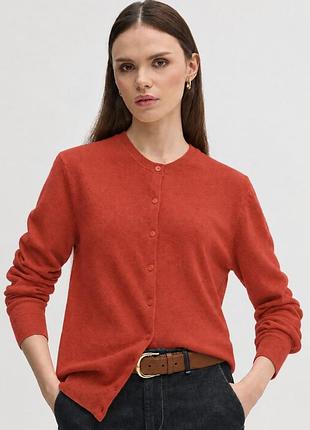 Вовняний кардиган 100% вовна мериноса кофта benetton