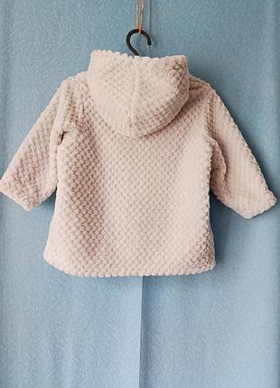 Кофта худі плюшевп soft touch 18-24m/86-92