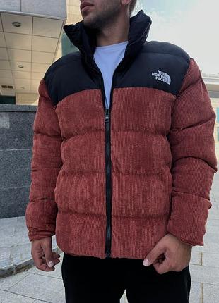Пуховик the north face burgundy