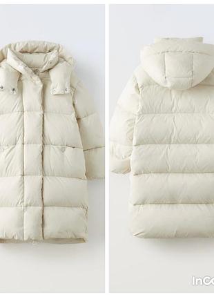 Куртка зимова, пуховик zara, 8-9 років