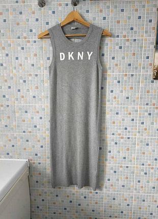 Трикотажное платье dkny.