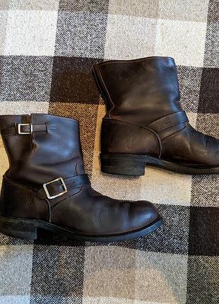 Класичні шкіряні інженерні чоботи frye engineer 11.5 d (made in usa)