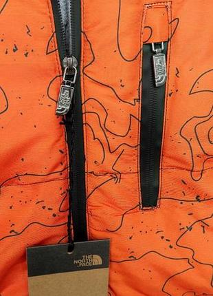 Пуховик the north face black/orange 7
