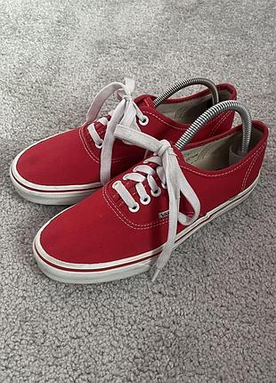 Кеди унісекс vans authentic red