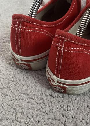 Кеди унісекс vans authentic red 3