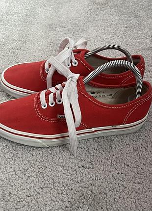 Кеди унісекс vans authentic red 2
