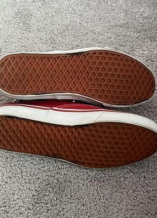 Кеди унісекс vans authentic red 4